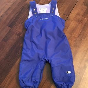 Excellent condition Columbia snow bibs